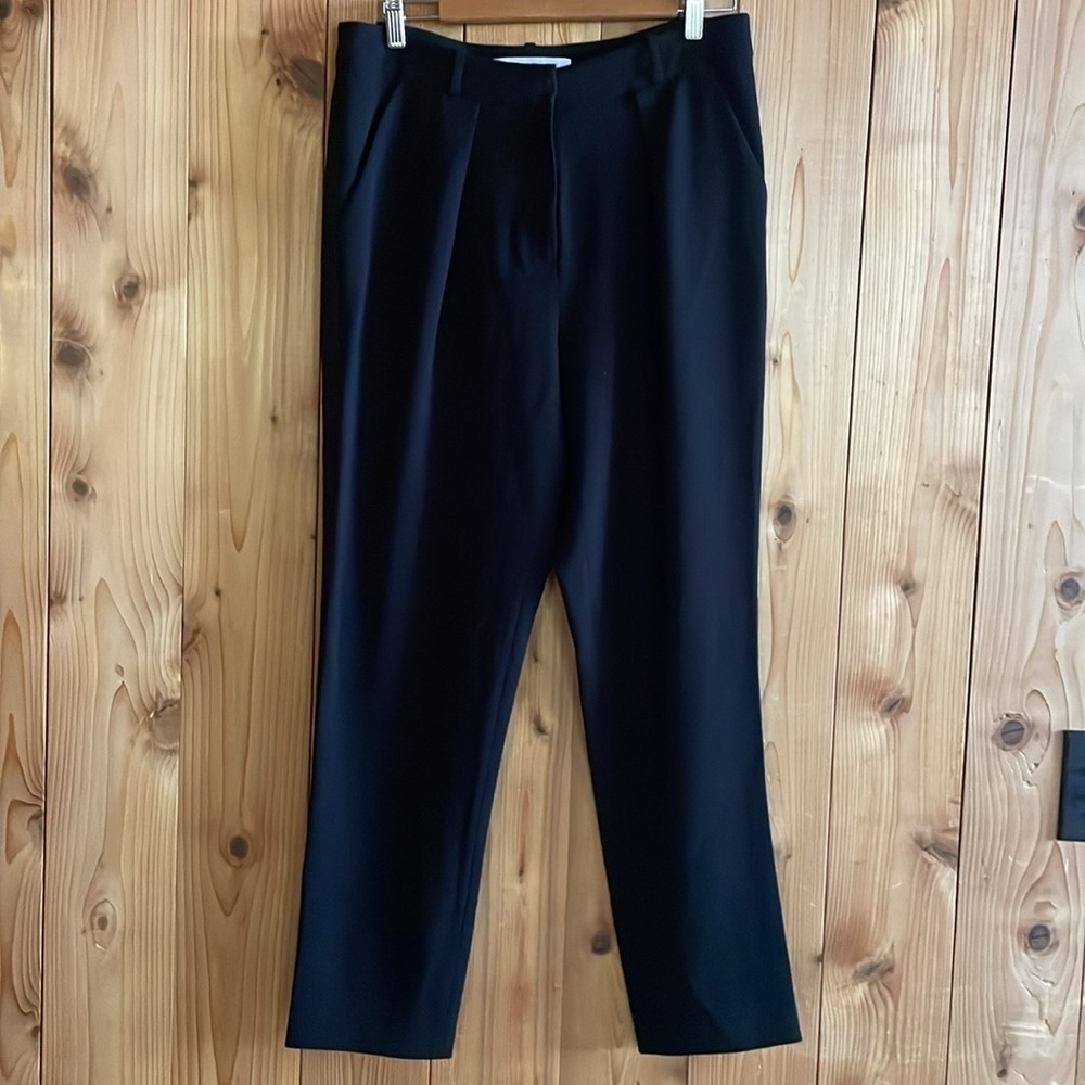 Diane Von Furstenberg pleated Dani Straight Leg Dress Pant - Picture 3 of 8